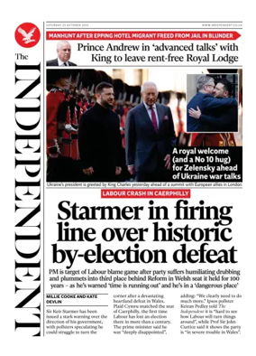 Cover of The Independent