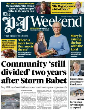 Cover of The Press and Journal (Aberdeenshire)