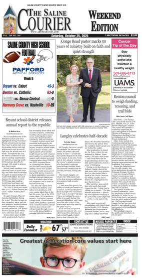 Cover of The Saline Courier Weekend