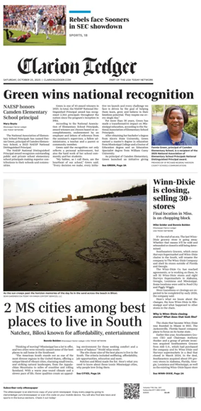 Cover of Clarion Ledger