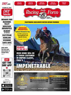 Cover of Daily Racing Form National Digital Edition