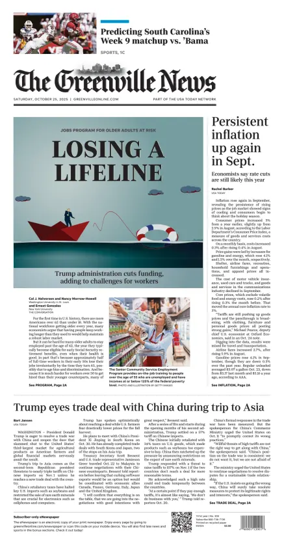 Cover of The Greenville News