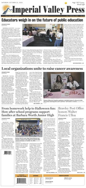 Cover of Imperial Valley Press