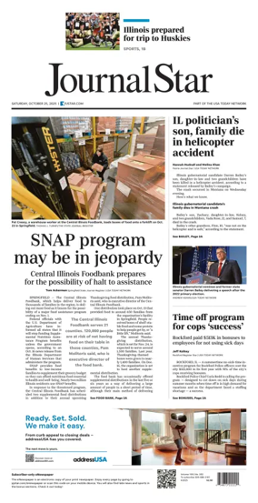 Cover of Journal Star (Peoria)