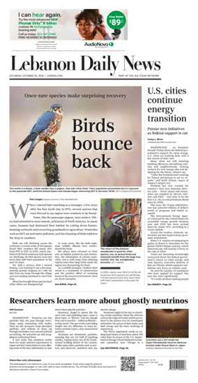 Cover of Lebanon Daily News