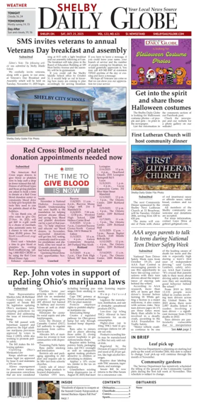 Cover of Shelby Daily Globe