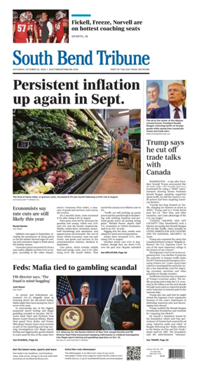 Cover of South Bend Tribune
