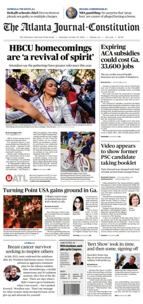 Cover of The Atlanta Journal-Constitution
