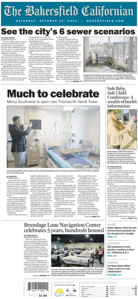Cover of The Bakersfield Californian
