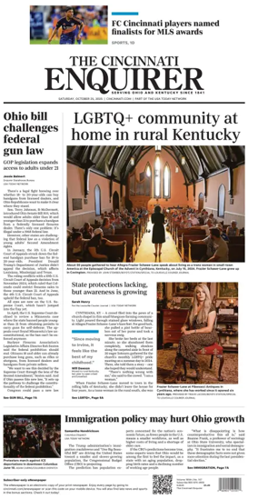 Cover of The Cincinnati Enquirer