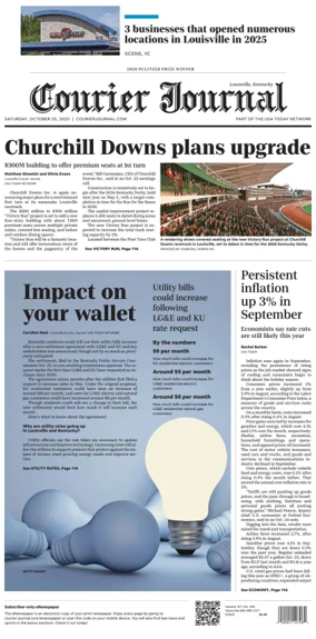 Cover of The Courier-Journal (Louisville)