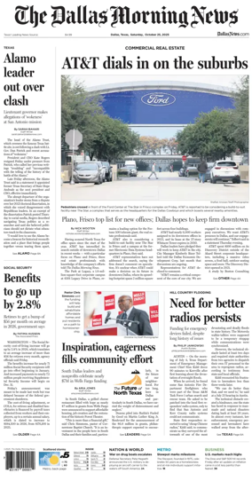 Cover of The Dallas Morning News