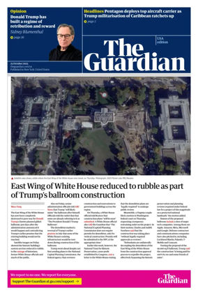 Cover of The Guardian (USA)