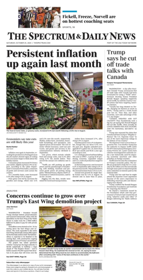 Cover of The Spectrum & Daily News