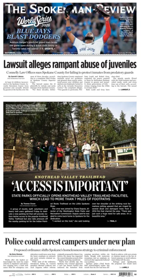 Cover of The Spokesman-Review (Spokane)