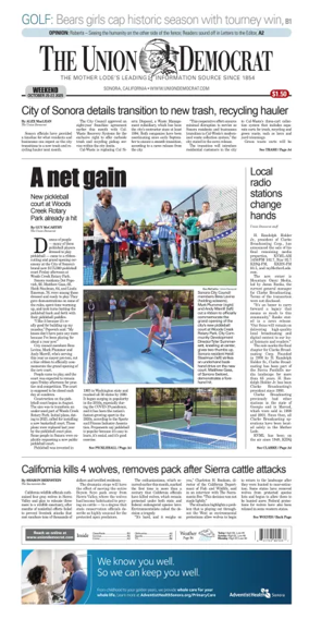 Cover of The Union Democrat