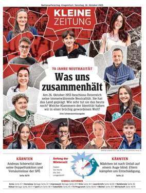Cover of Kleine Zeitung Kaernten