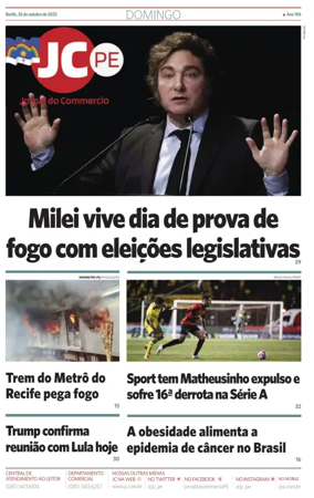 Cover of Jornal do Commercio