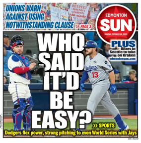 Cover of Edmonton Sun