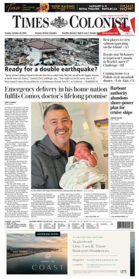 Cover of Times Colonist