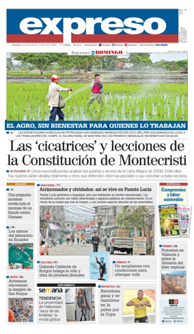 Cover of Diario Expreso