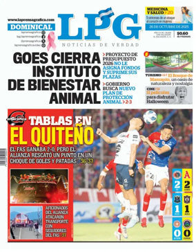Cover of La Prensa Grafica