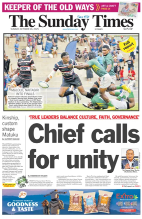 Cover of The Fiji Times