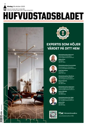 Cover of Hufvudstadsbladet