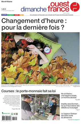 Cover of Dimanche Ouest France (Ille-et-Vilaine)