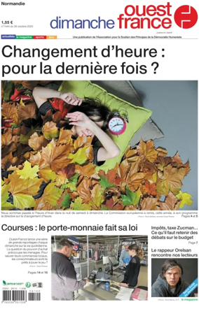 Cover of Dimanche Ouest France (Normandie)