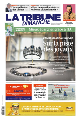 Cover of La Tribune Dimanche (France)