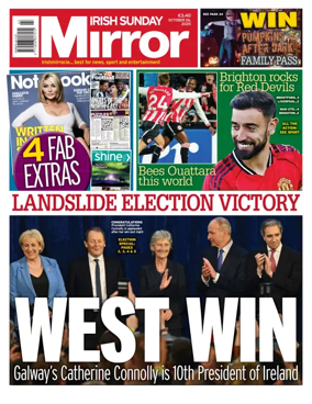 Cover of Irish Sunday Mirror
