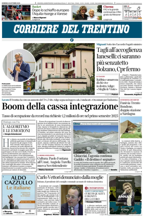 Cover of Corriere del Trentino