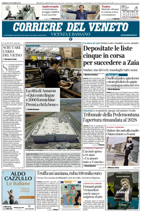 Cover of Corriere del Veneto (Vicenza e Bassano)