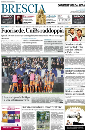 Cover of Corriere della Sera (Brescia)