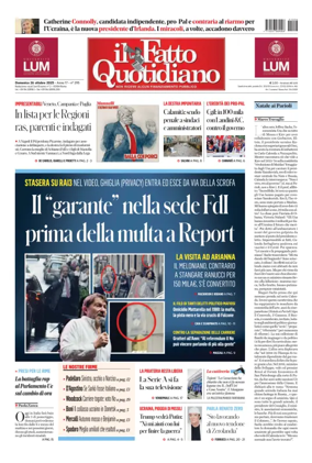 Cover of Il Fatto Quotidiano