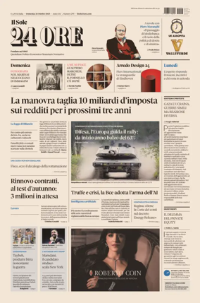 Cover of Il Sole 24 Ore