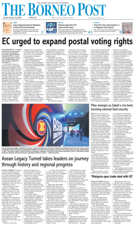 Cover of The Borneo Post (Sabah)