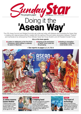 Cover of The Star Malaysia