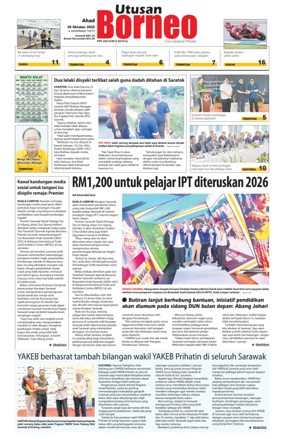 Cover of Utusan Borneo (Sarawak)