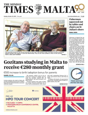 Cover of The Sunday Times of Malta
