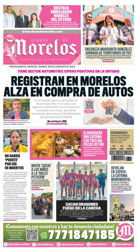 Cover of Diario de Morelos