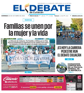 Cover of El Debate de Culiacán