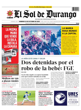 Cover of El Sol de Durango