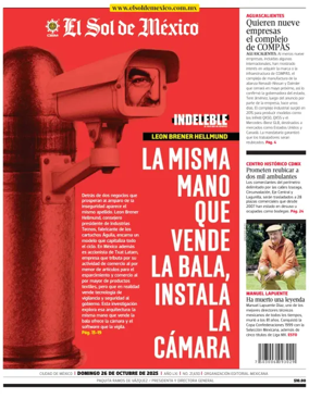 Cover of El Sol de Mexico