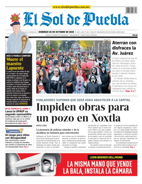 Cover of El Sol de Puebla