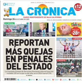 Cover of La Crónica