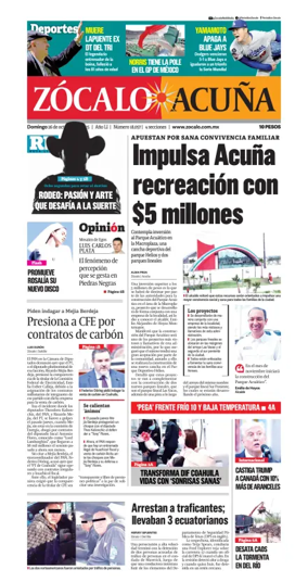 Cover of Zócalo Acuña