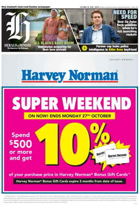 Cover of Herald on Sunday