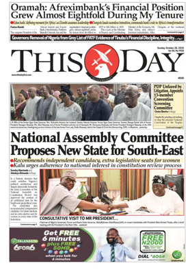 Cover of THISDAY